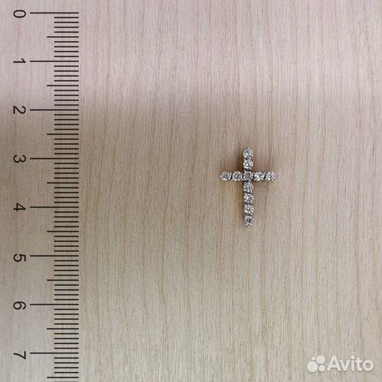 Крест с фианитами, №Z363193N3