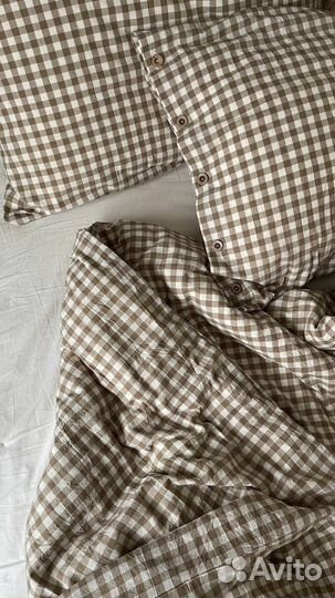 Комплект постельного белья из вареного хлопка