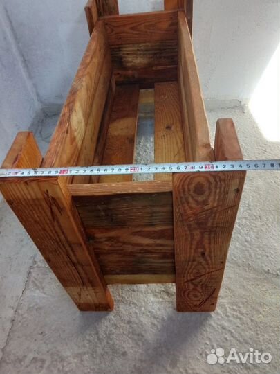 Ящик для цветов клумба деревянная