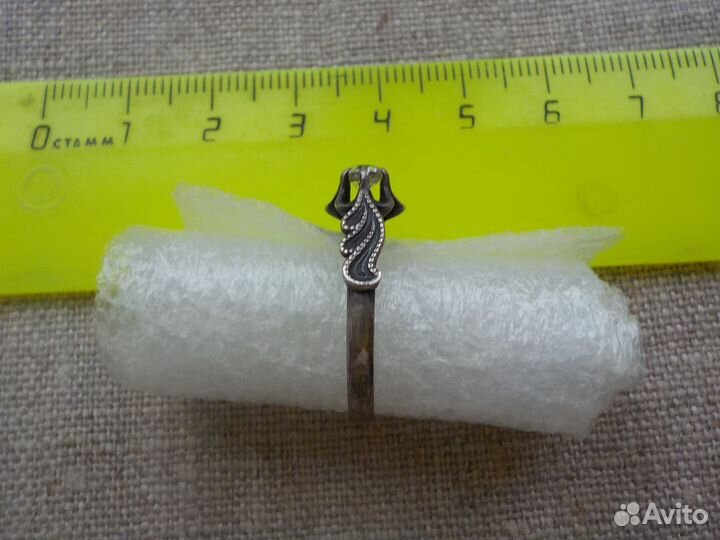 Серебро СССР кулон 925, кольца 875 пробы с звездой