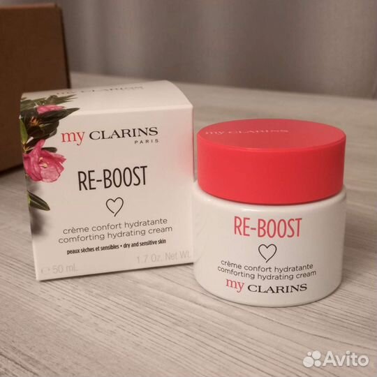 Clarins мист для лица и увлажняющий крем