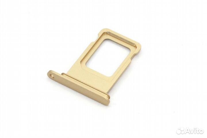 Лоток для SIM-карты iPhone XR желтый
