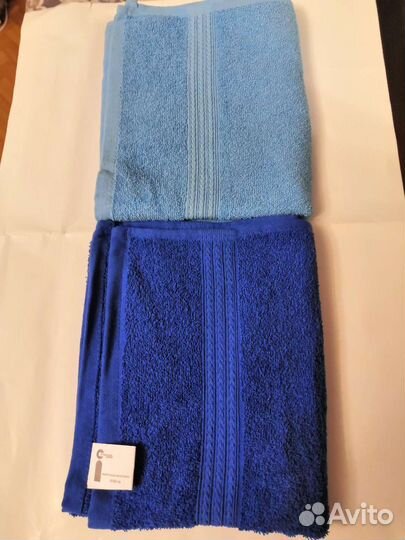 Махровые полотенца новые хлопок 50х80
