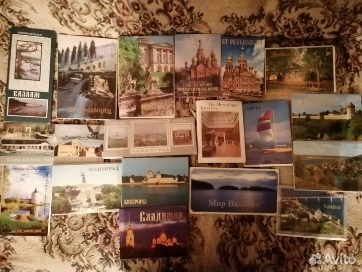 Наборы открыток СССР и РФ