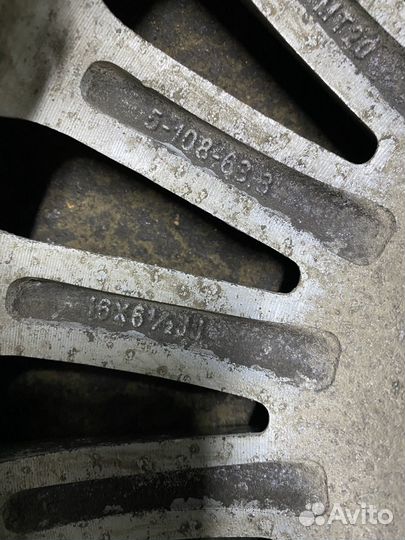 Литые диски Ford Focus r16