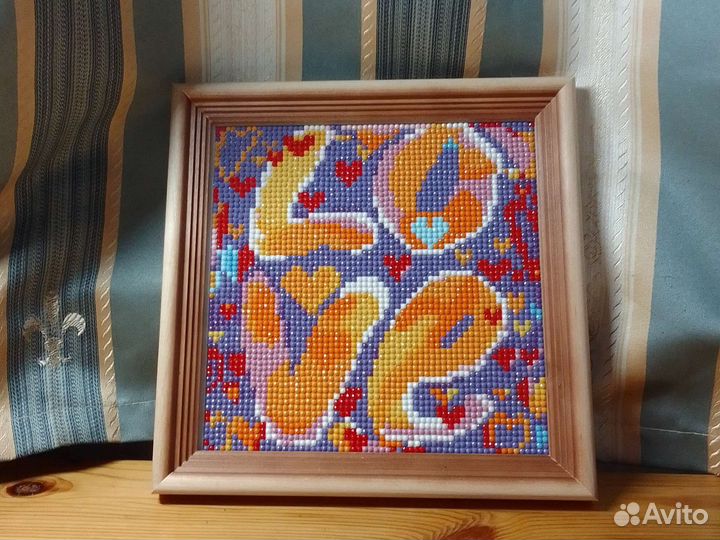 Картина алмазная мозаика 18 на 18