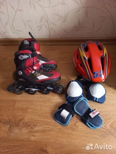 Детские ролики и защита