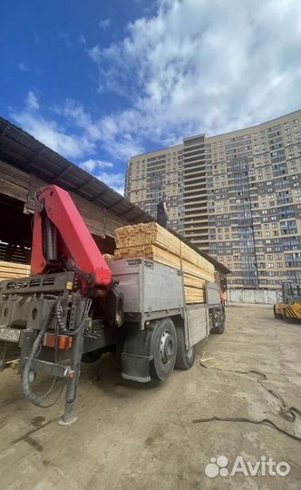 Доска обрезная сосна ель