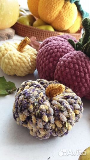 Интерьерная игрушка тыква