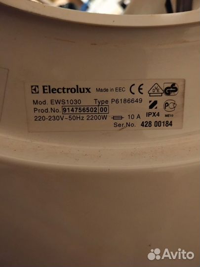 Стиральная машина electrolux