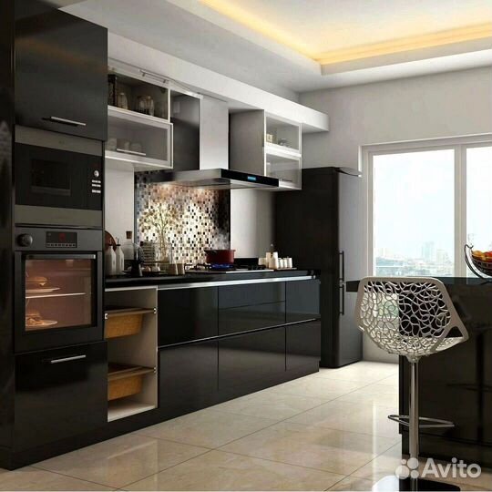 Кухня с установкой
