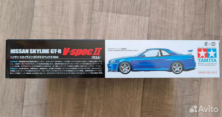 Nissan Skyline GT-R34 V Spec II (1/24 Tamiya)
