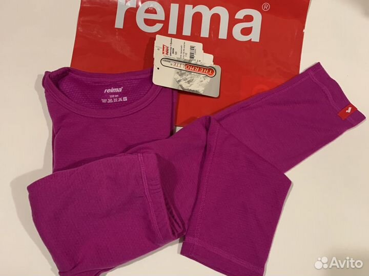 Reima термобелье комплекты для девочек роз