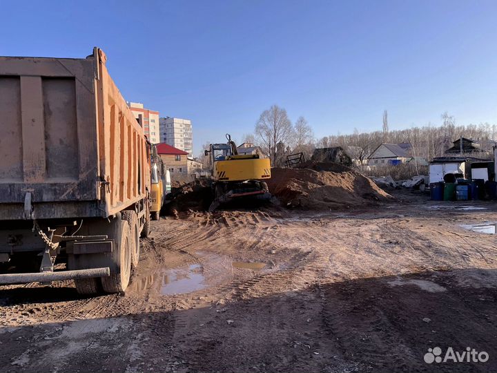 Песок с карьера