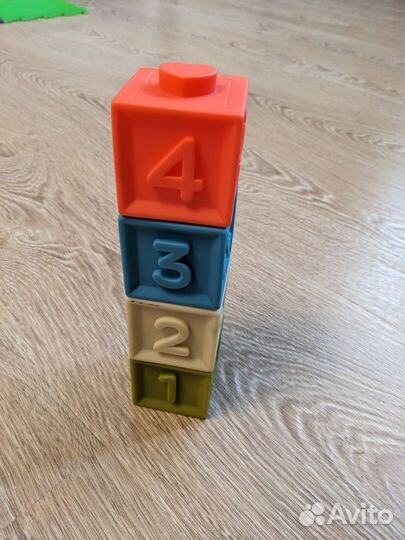 Кубики резиновые