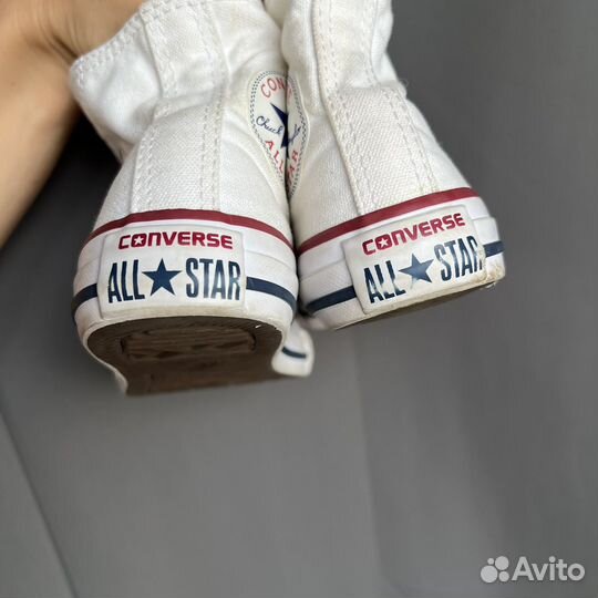 Converse кеды 28/29 оригинал детские белые