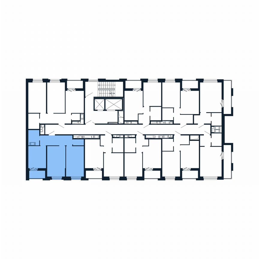 2-к. квартира, 54,9 м², 10/12 эт.