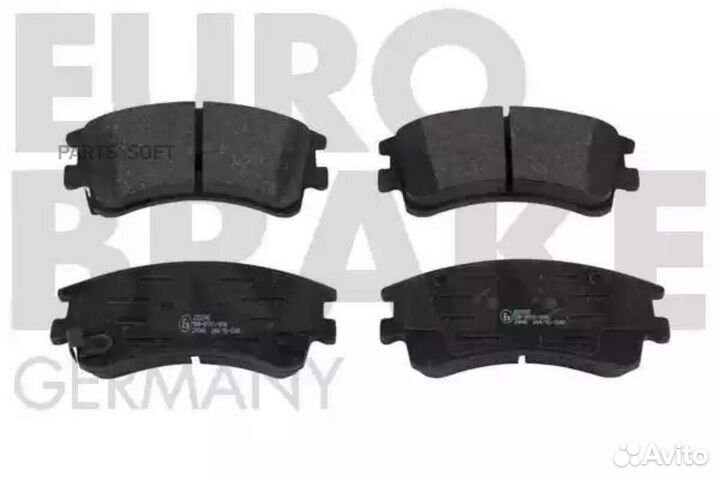 Eurobrake 5502223245 Колодки тормозные передн