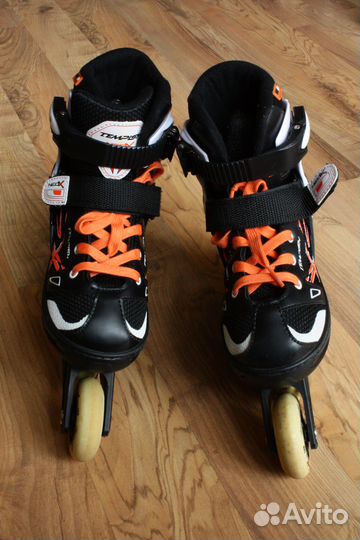 Роликовые коньки раздвижные, детские р-р 33-36