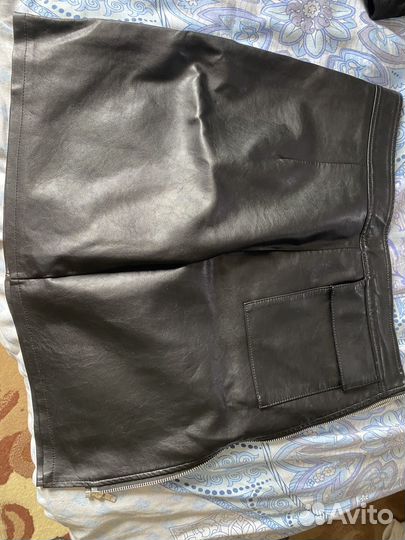 Юбка кожаные