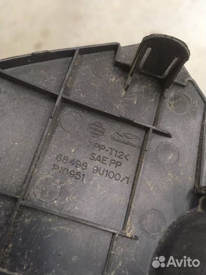 Боковые накладки панели nissan note e11