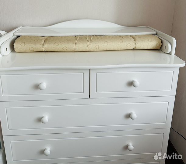 Комод пеленальный Красная Заезда (Мозжга) белый