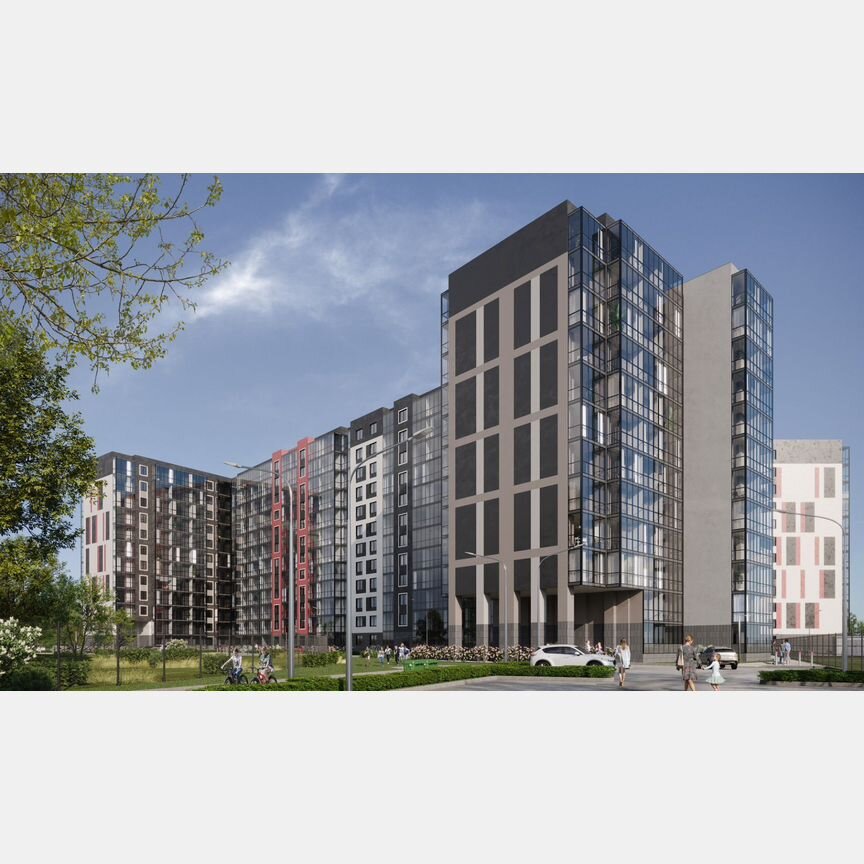 2-к. квартира, 44,3 м², 1/12 эт.