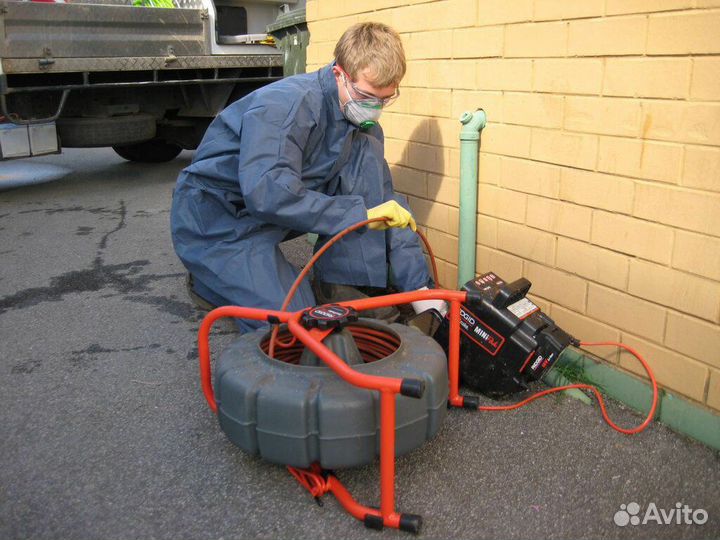 Устранение засоров прочистка канализации