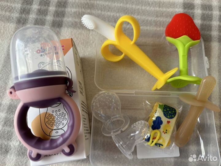 Набор силиконовых прорезывателей + ниблер