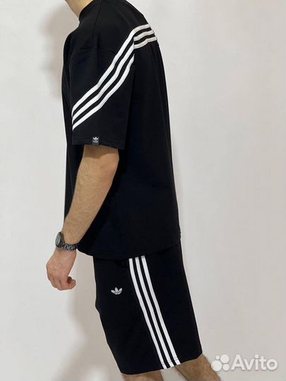 Костюм Adidas Black (Шорты/Футболка)