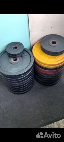 Гриф олимпийский блины