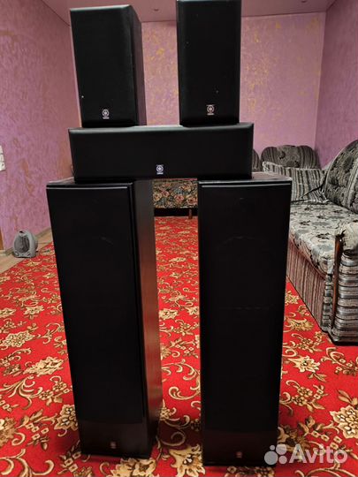 Акустические система yamaha с усилителем pioneer