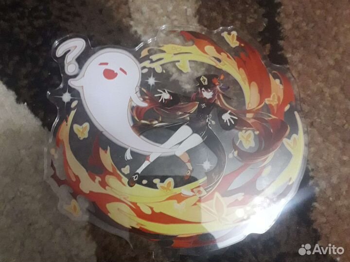 Акриловая фигурка ху тао геншин инпакт