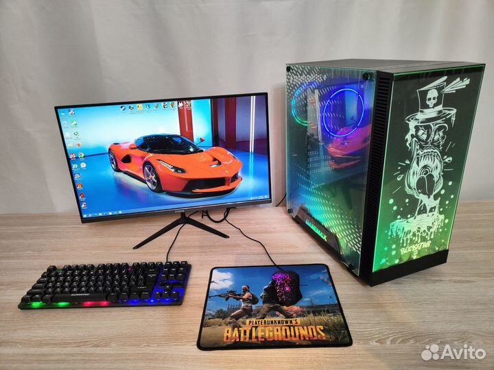 Новый игровой intel E5-2680v3 12/24 ядра видео 8гб