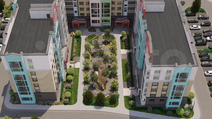 2-к. квартира, 70 м², 4/6 эт.