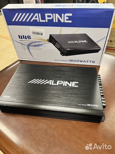 Усилитель звука Alpine 446, 4 канала 1800W
