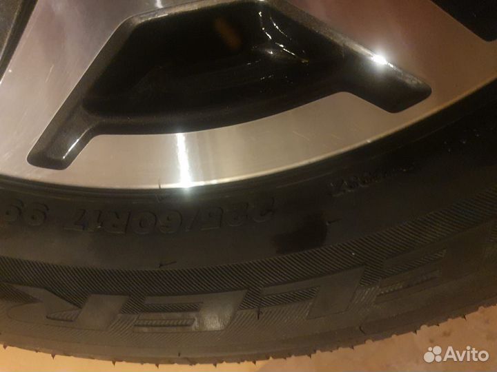 Новые колёса в сборе с датчиками r17 на Субару