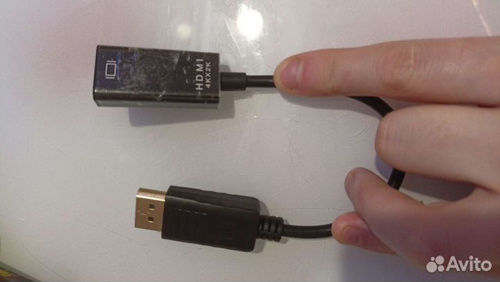 Адаптер Display Port to hdmi 4K DP переходник