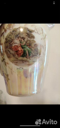 Молочник, сахарница, крышка от сервиза Кахла Мадон