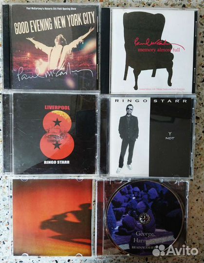 P. McCartney, R. Starr, G. Harrison - за 1 CD