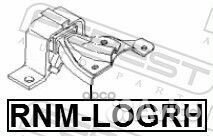 Подушка двигателя правая (renault logan 2005)