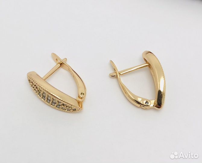 Серьги из медицинского сплава