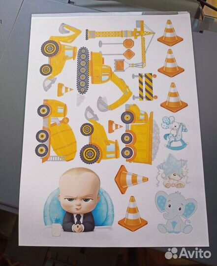 Печать на сахарной бумаге, пищевая печать