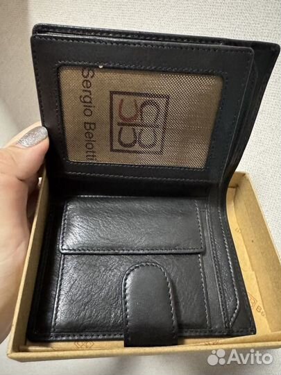 Портмоне мужской натуральная кожа Sergio Belotti