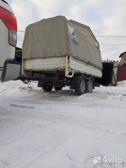 Прицеп легковой двухосный с тормозами