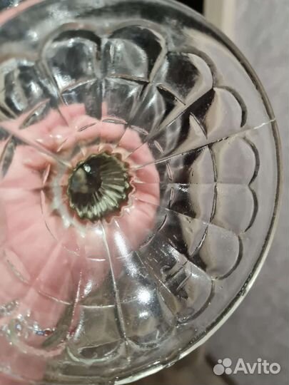 Ваза для фруктов СССР хрусталь