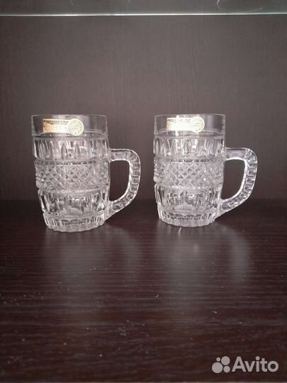 Хрустальные кружки -Богемия
