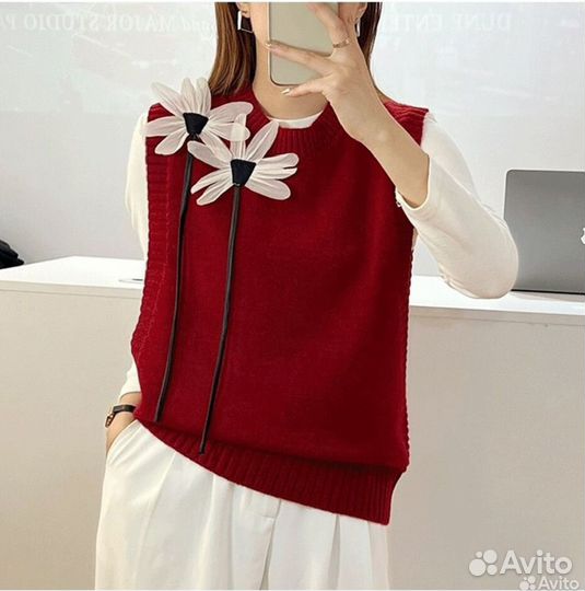 Брошь цветы