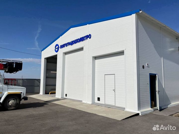 Гаражные секционные ворота с монтажом