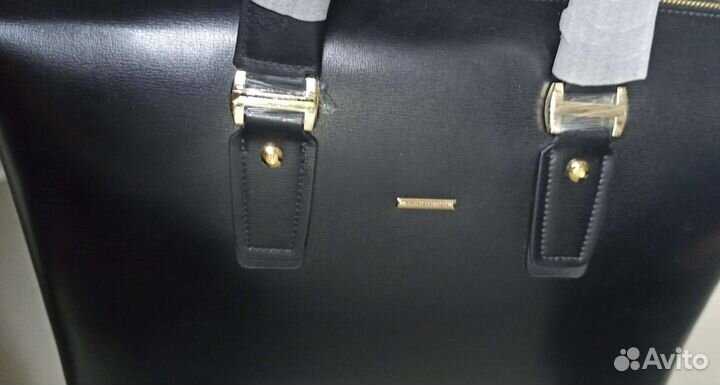 Мужская кожаная сумка портфель Zegna business lux